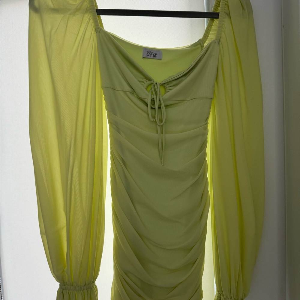 Oh Polly Lime Dress